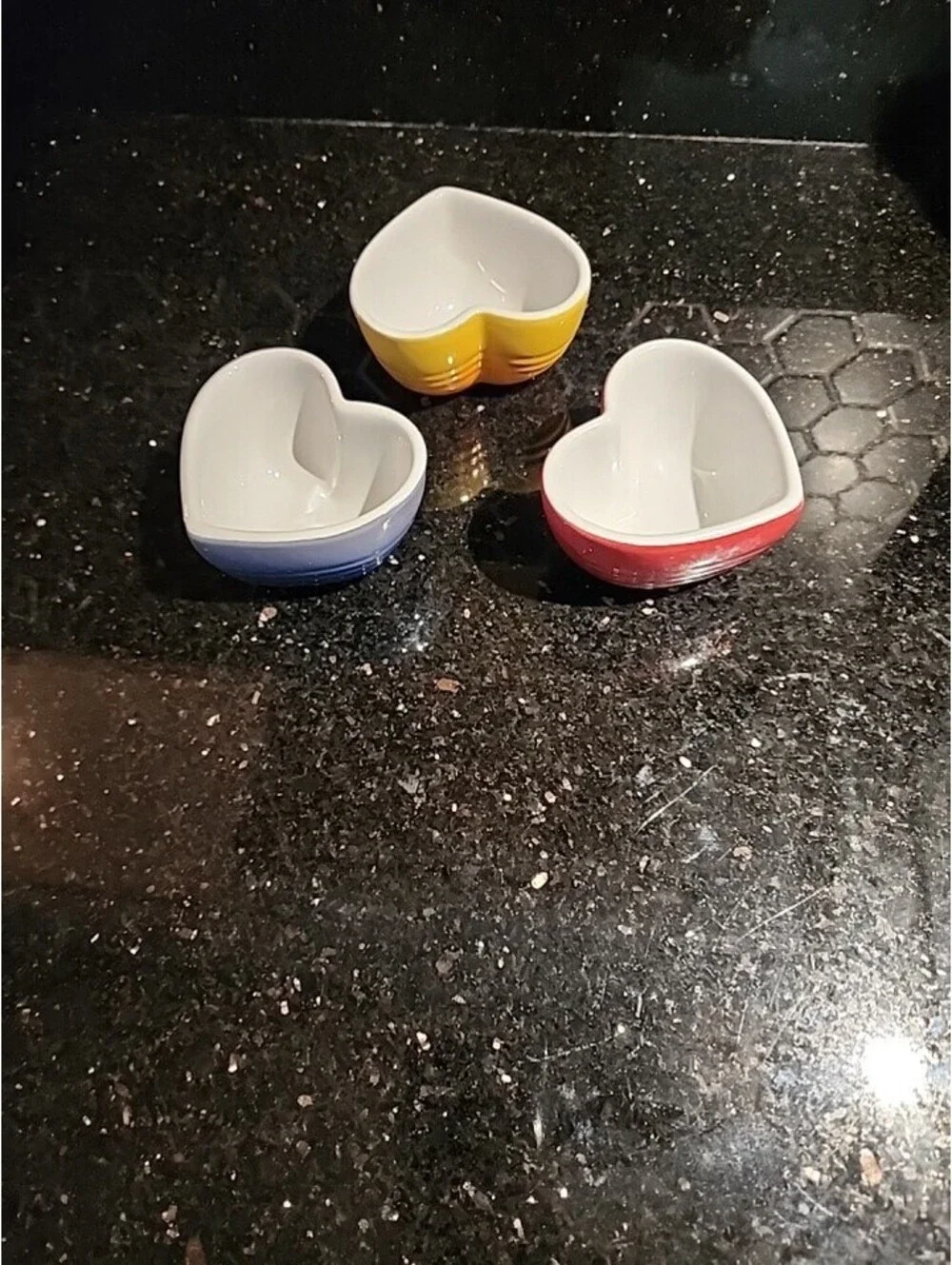 Brasserie Red Mini Pot Heart-Shaped Baking dish Casserole, SWEET, 3